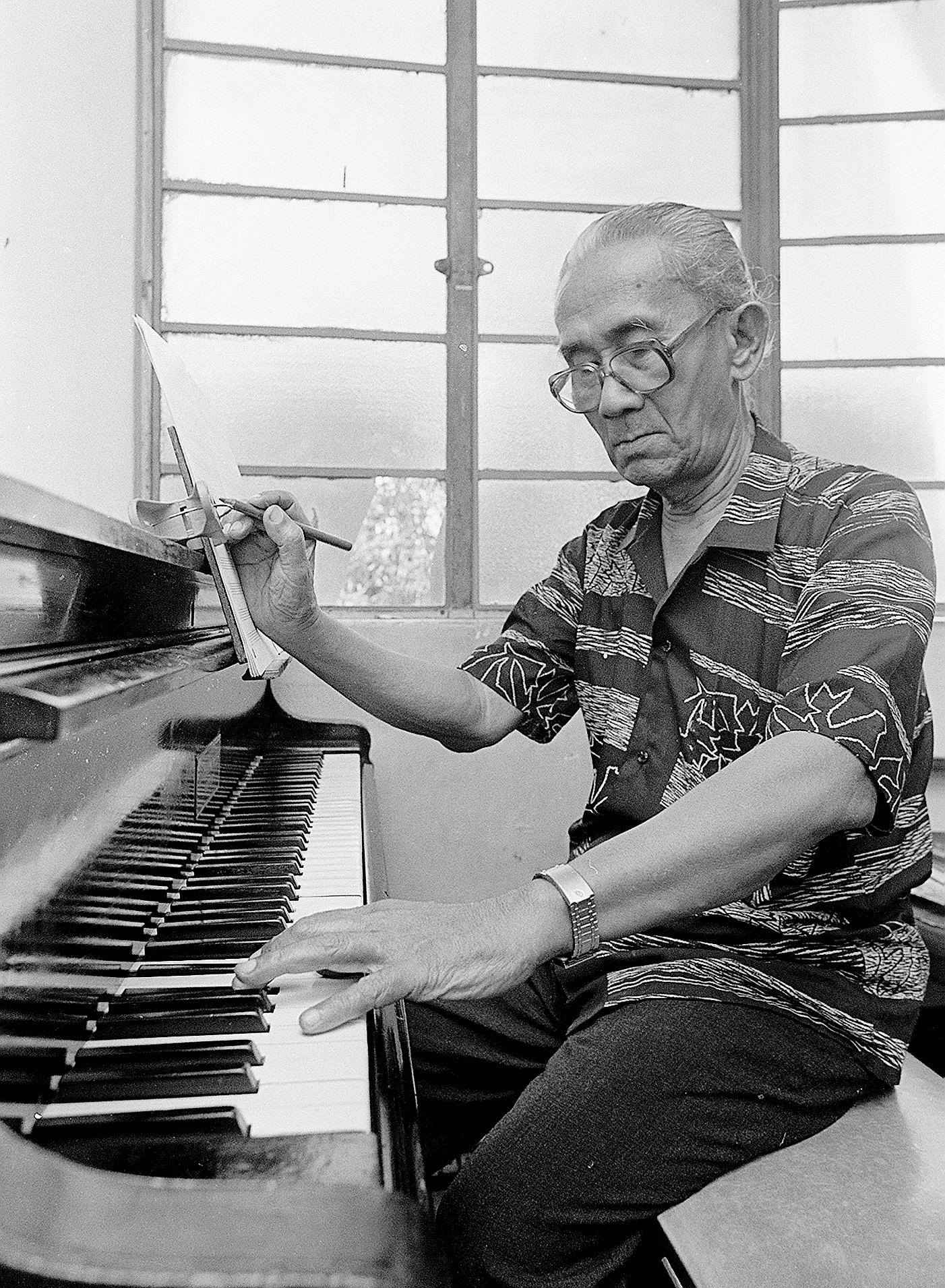 Zubir Said Mr Mari Kita Wild Rice Singapore National Anthem Majulah