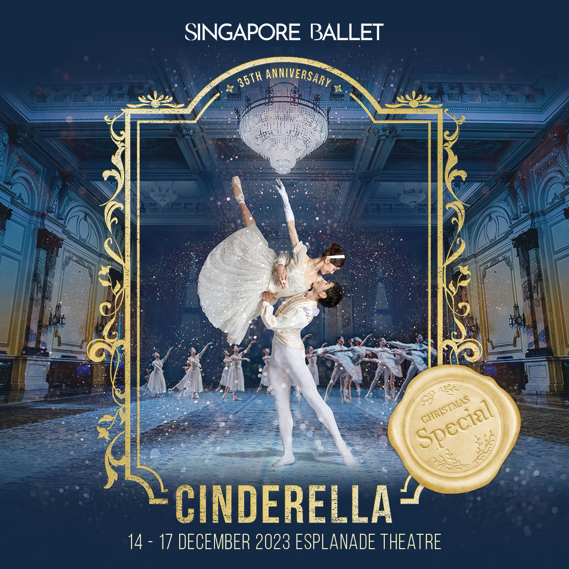 Visual of Cinderella 2023 by Singapore Ballet