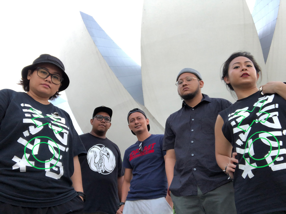  Mid shot of artists from DPLMT