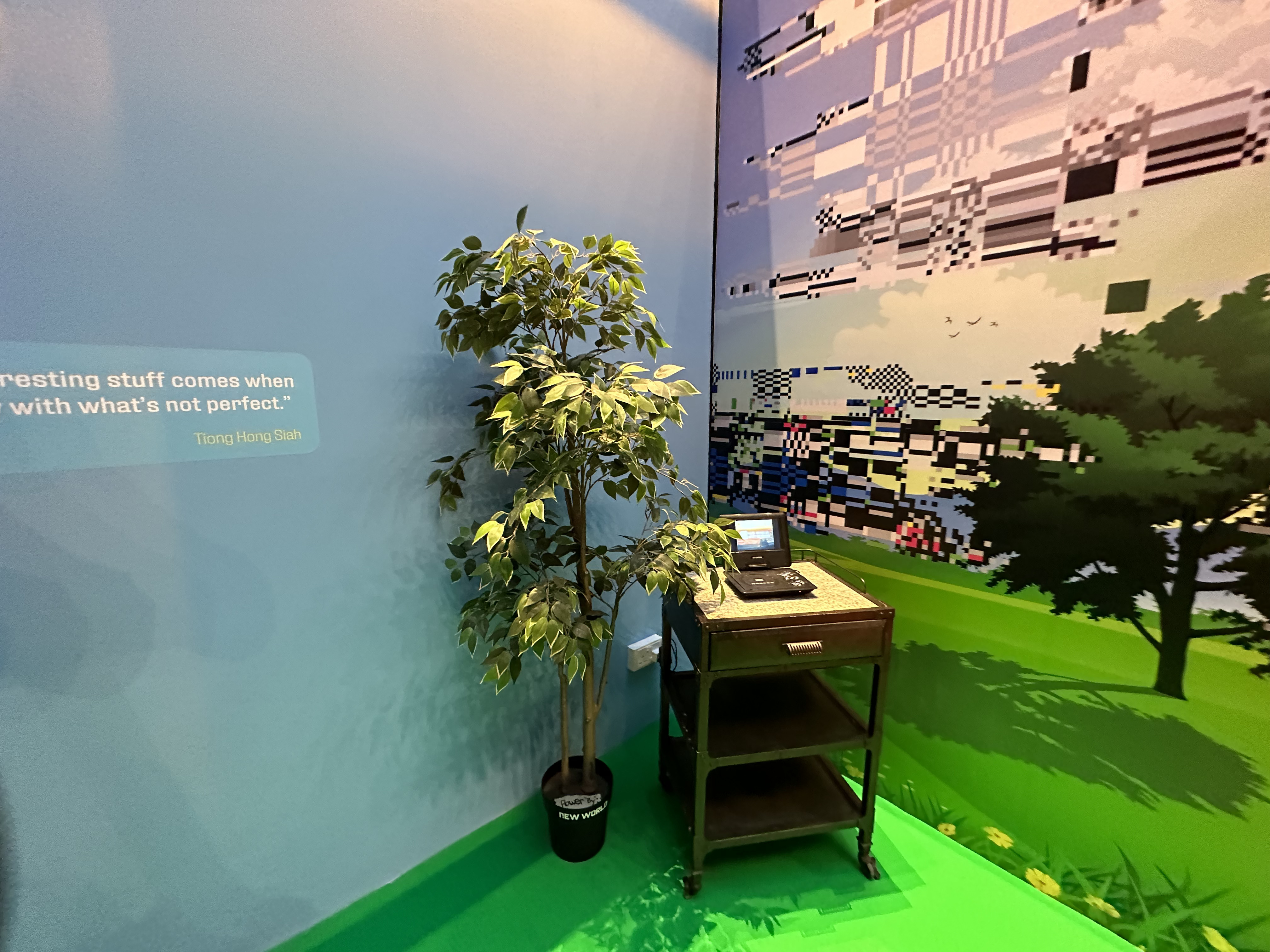  Wide shot of an installation at GIFFEST 2023