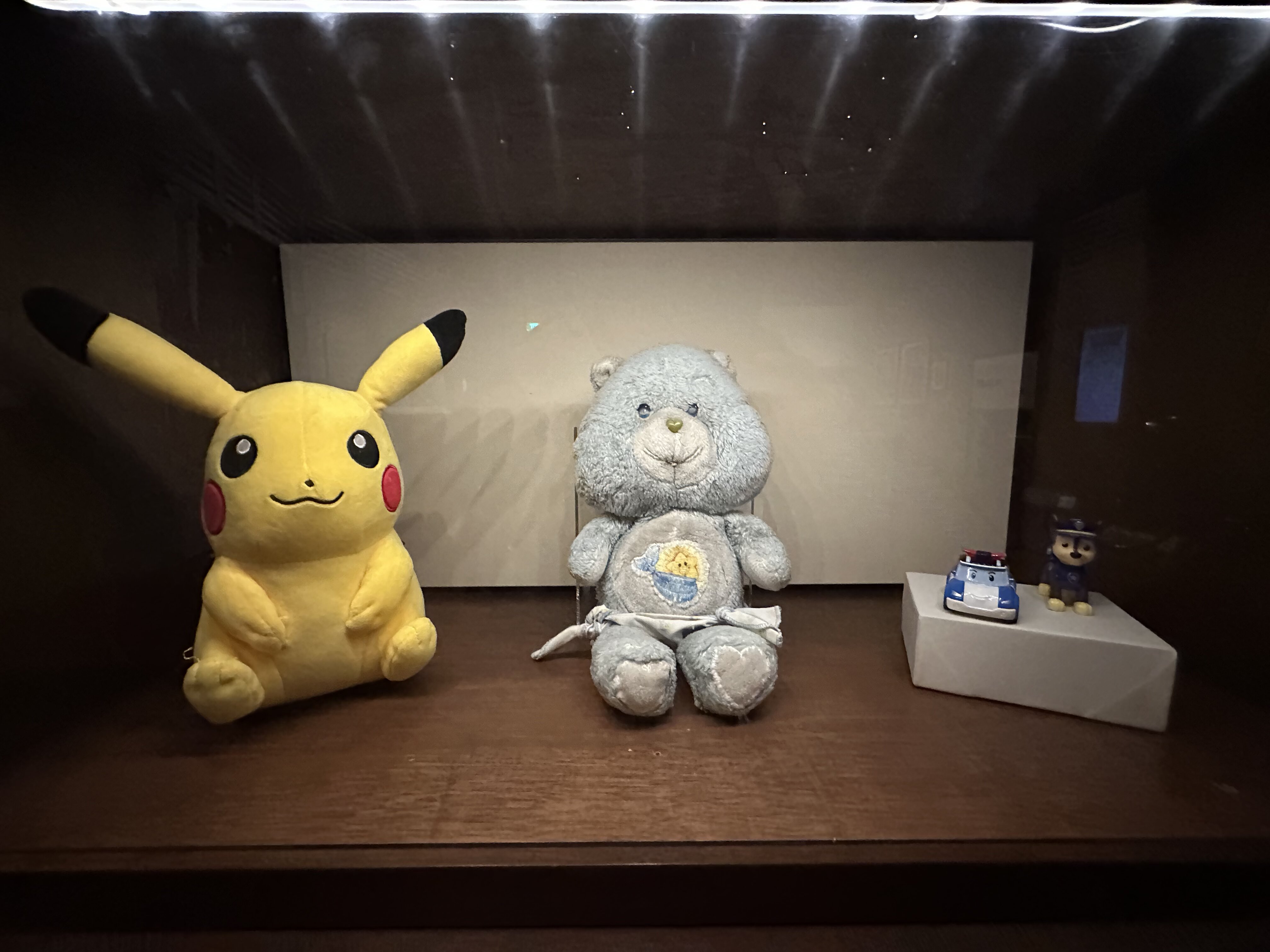  Close up shot of toys in the exhibition