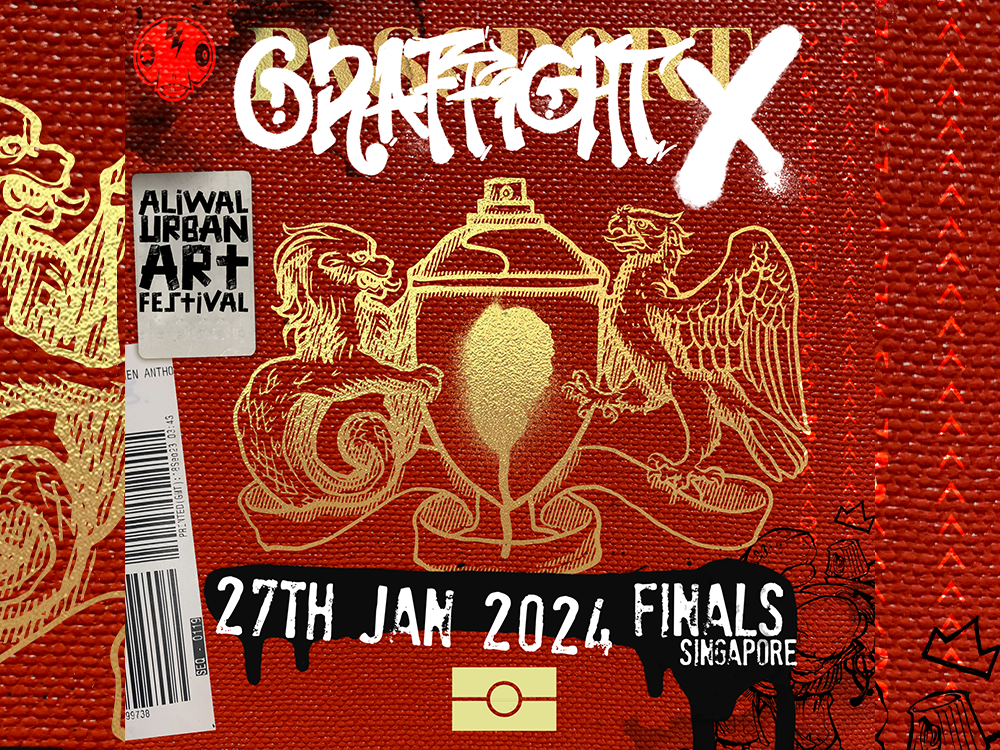 Visual with event details of GraffFIGHT X