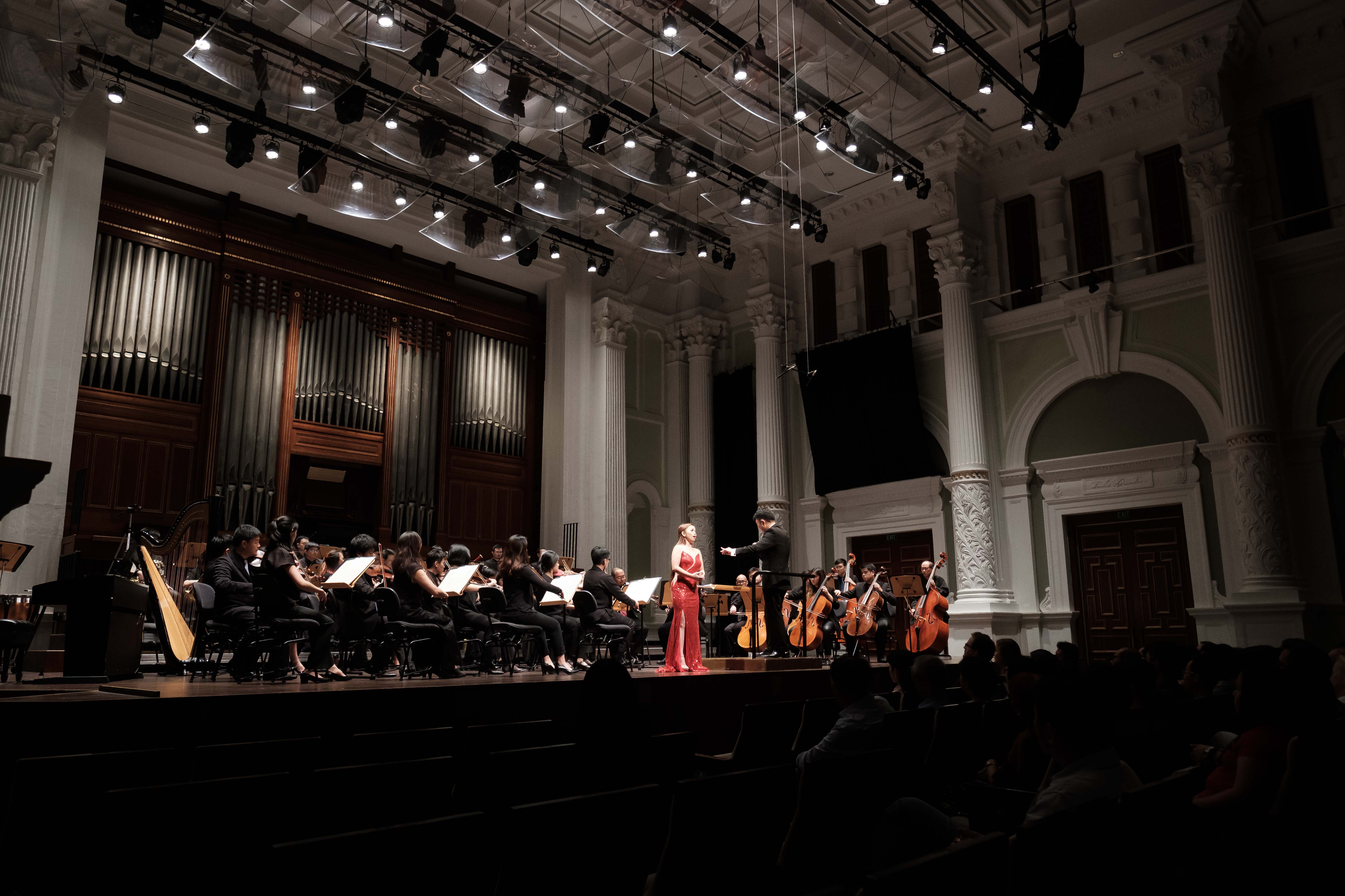 Wide shot of Victoria Concert Hall