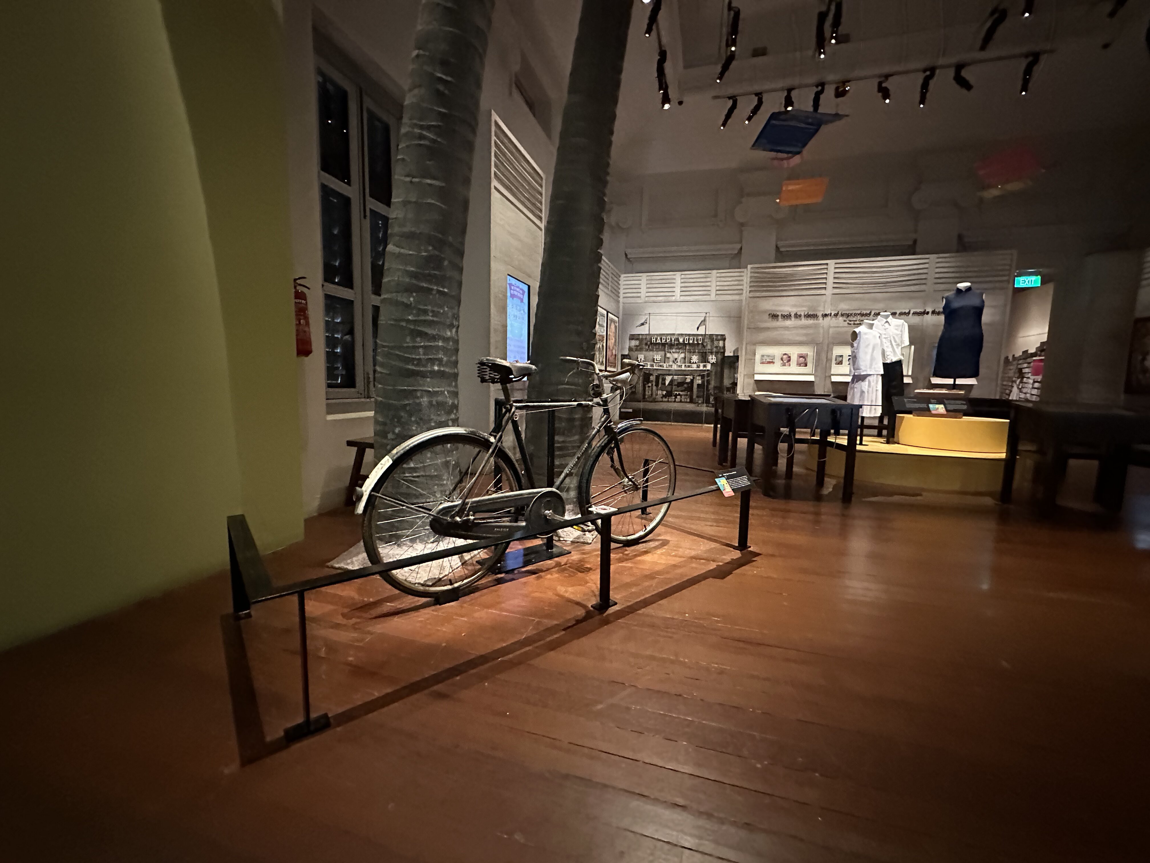  Wide shot of exhibition space
