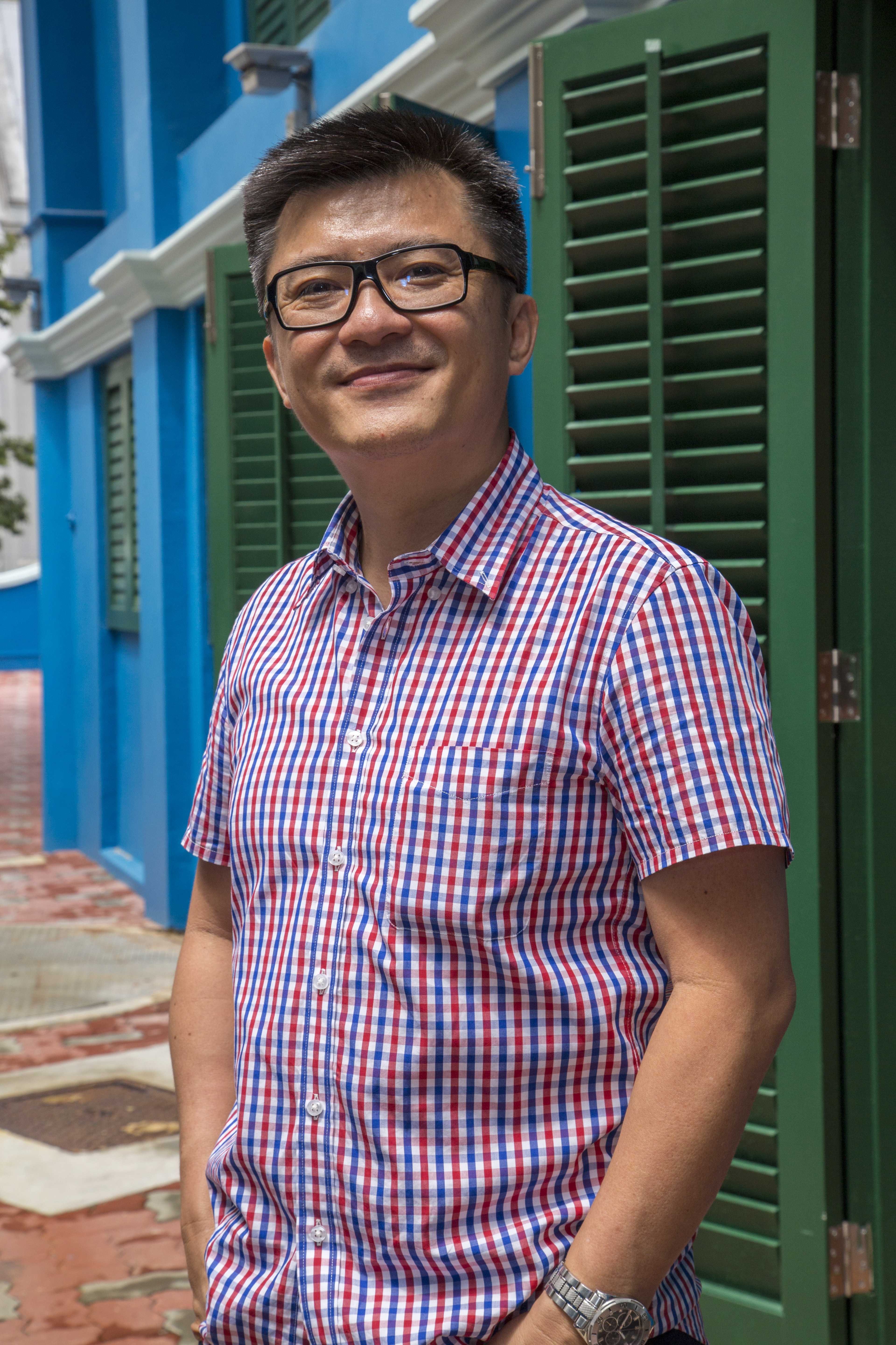 Mid shot of Casey Lim 