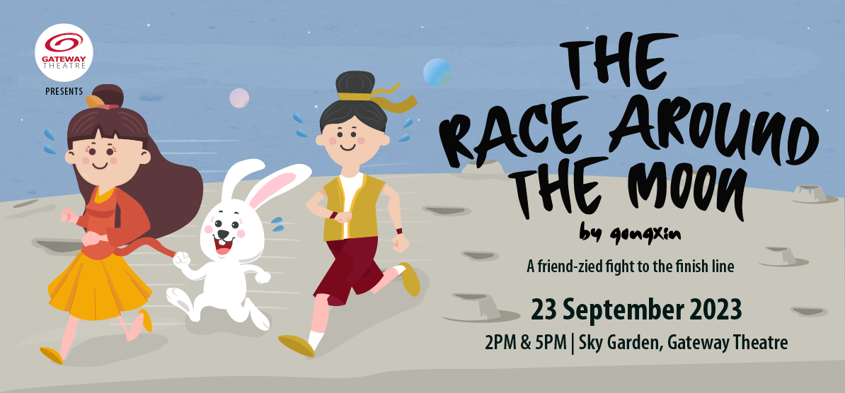 Visual with event details of The Race Around The Moon