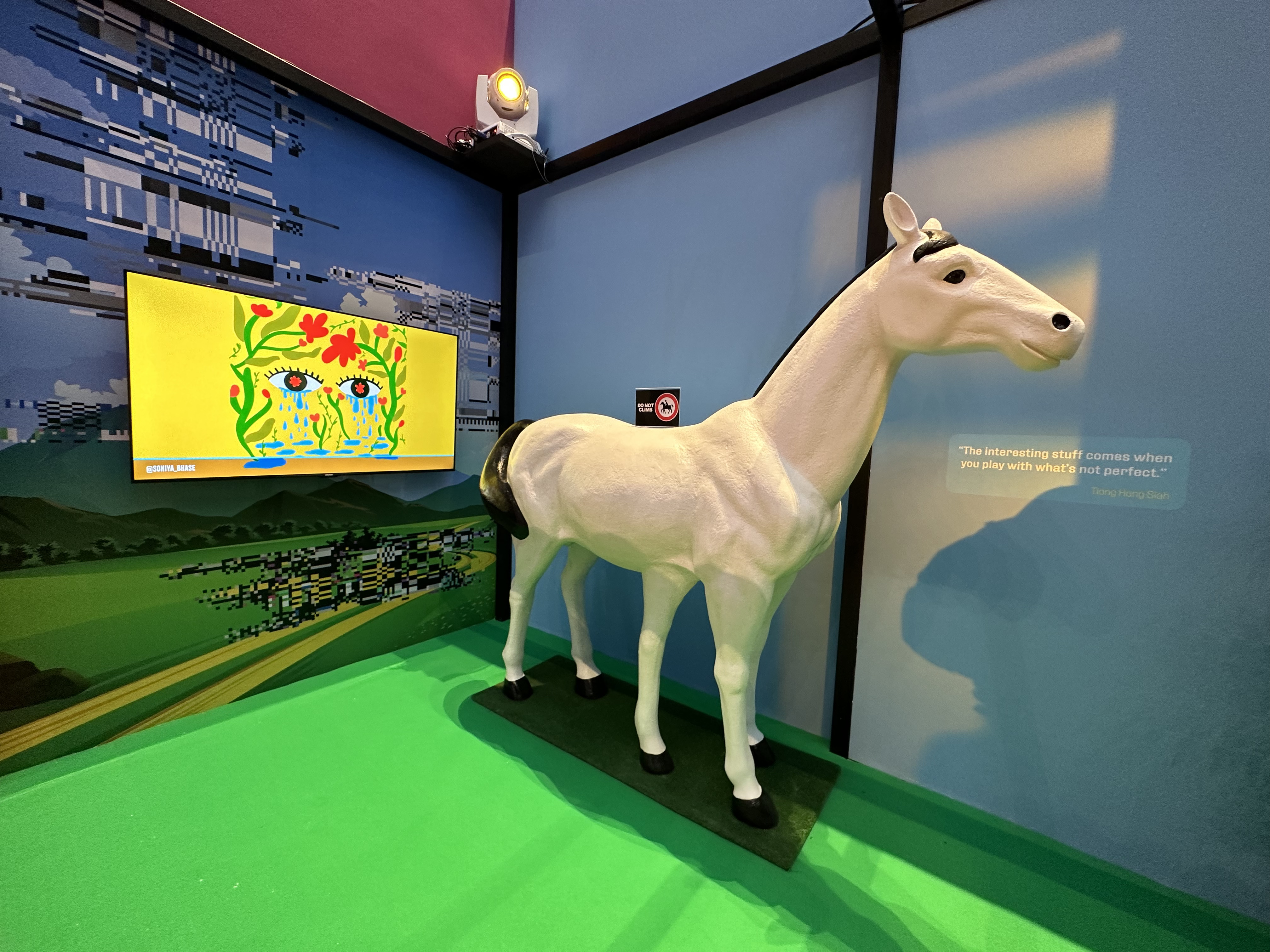  Wide shot of an installation at GIFFEST 2023
