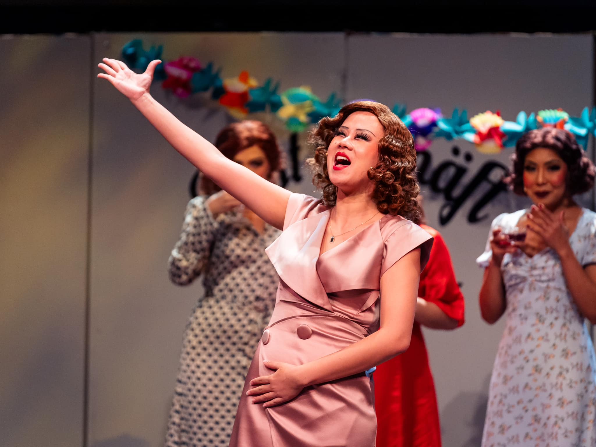 Mid shot of Vanessa Kee in Cabaret
