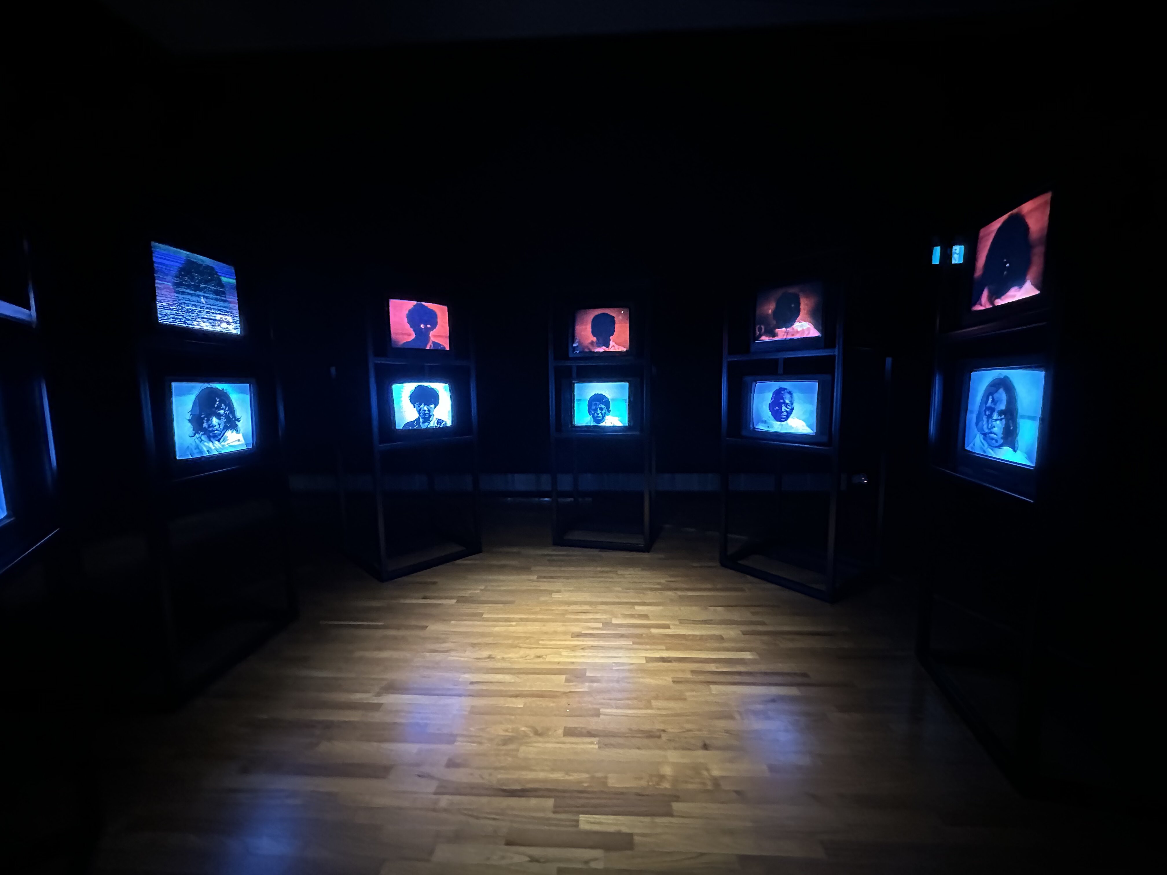 Close up of an installation in See Me, See You